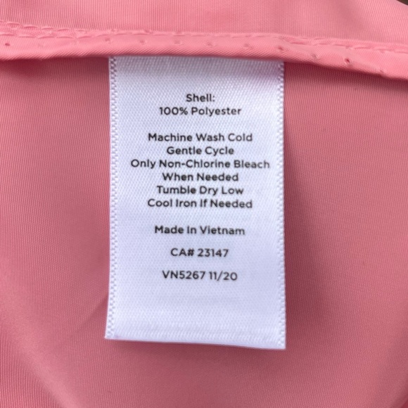 T by Talbots Coral Rain Utility Jacket, Size Medium - Picture 5 of 7